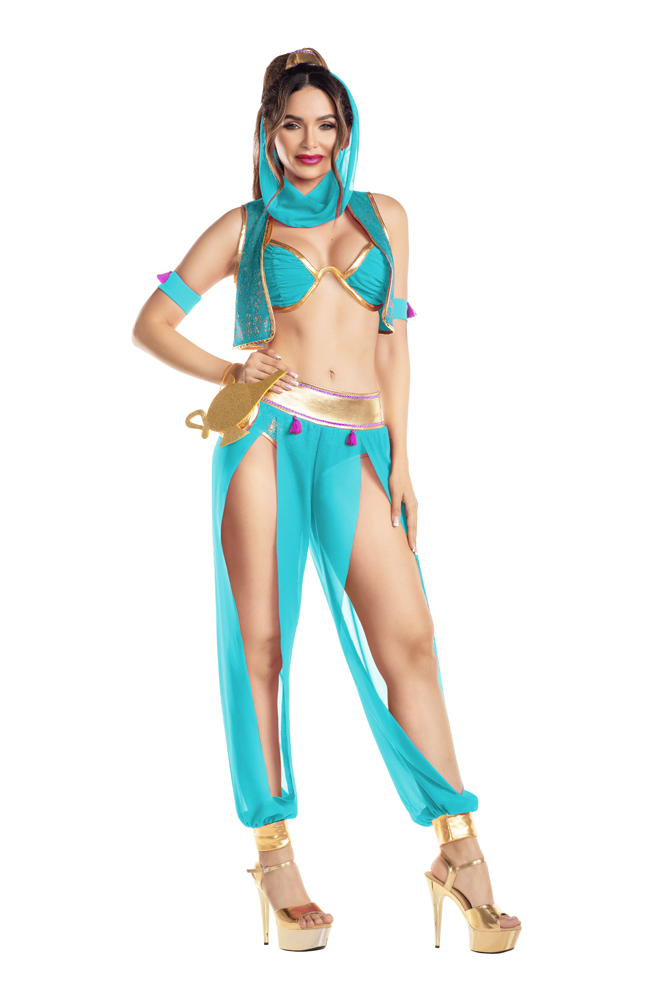 Genie of the Lamp Turquoise Plus Size - StarlineLA & Party King Costumes